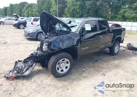 2021 Chevrolet Colorado 4Wd Long Box Wt из США, поврежденный, VIN 1GCGTBEN8M1102474